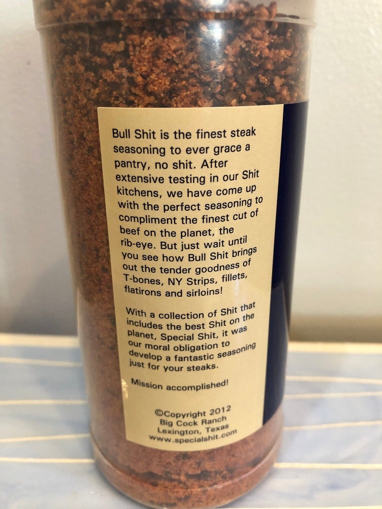 Bull Shit Seasoning –