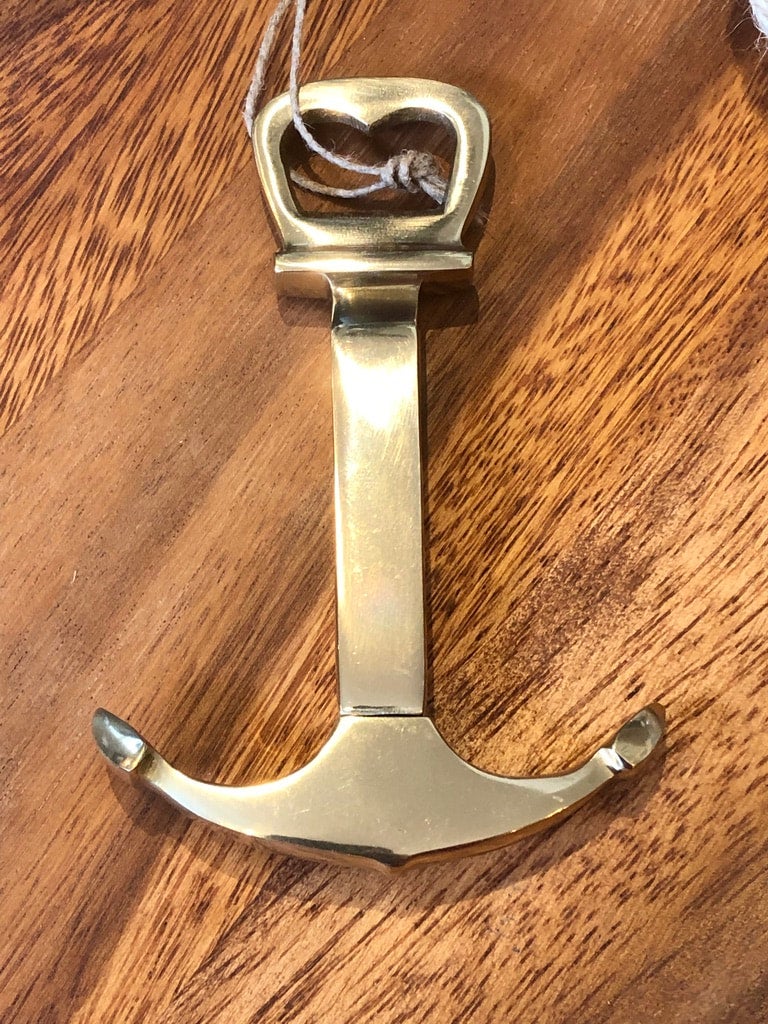 Brass Anchor Corkscrew Bottle Opener – PEM Shop